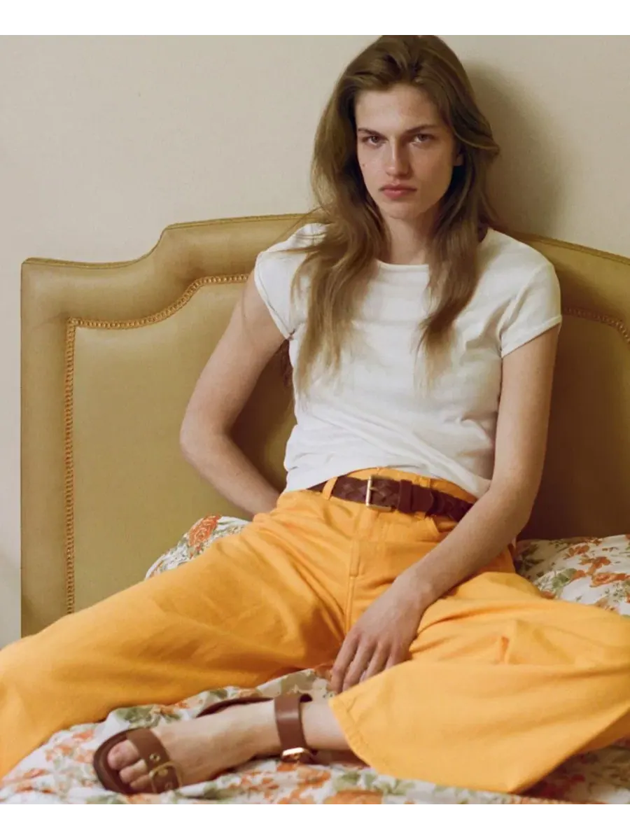 Женские сандалии из кожи с пряжками, модель Straps And Buckles MANGO — изображение 4 из 5, кожаный