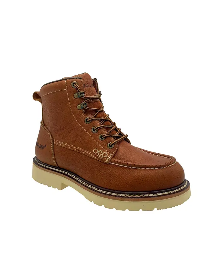 Мужские ботинки Apex 6" SR Moc-Toe с композитным защитным носком AdTec — коричневый