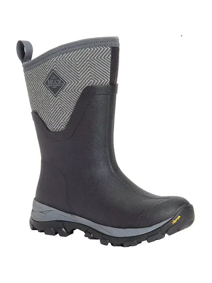 Женские ботинки Arctic Ice Mid + Vibram Arctic Grip AT MUCK — черный