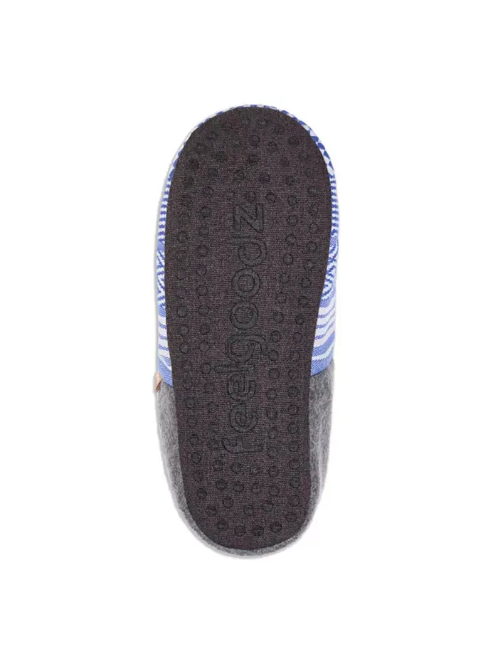 Женские тапочки Laidback Slipper ручной вязки для дома с закрытой пяткой Feelgoodz — изображение 4 из 6, синий