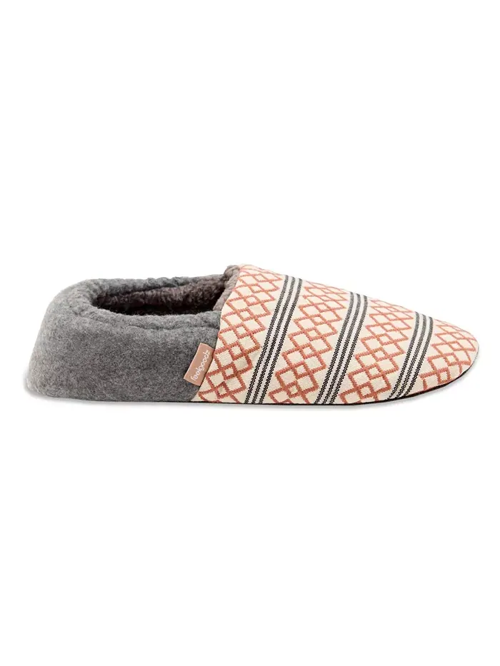 Женские тапочки Laidback Slipper ручной вязки для дома с закрытой пяткой Feelgoodz — изображение 4 из 6, оранжевый