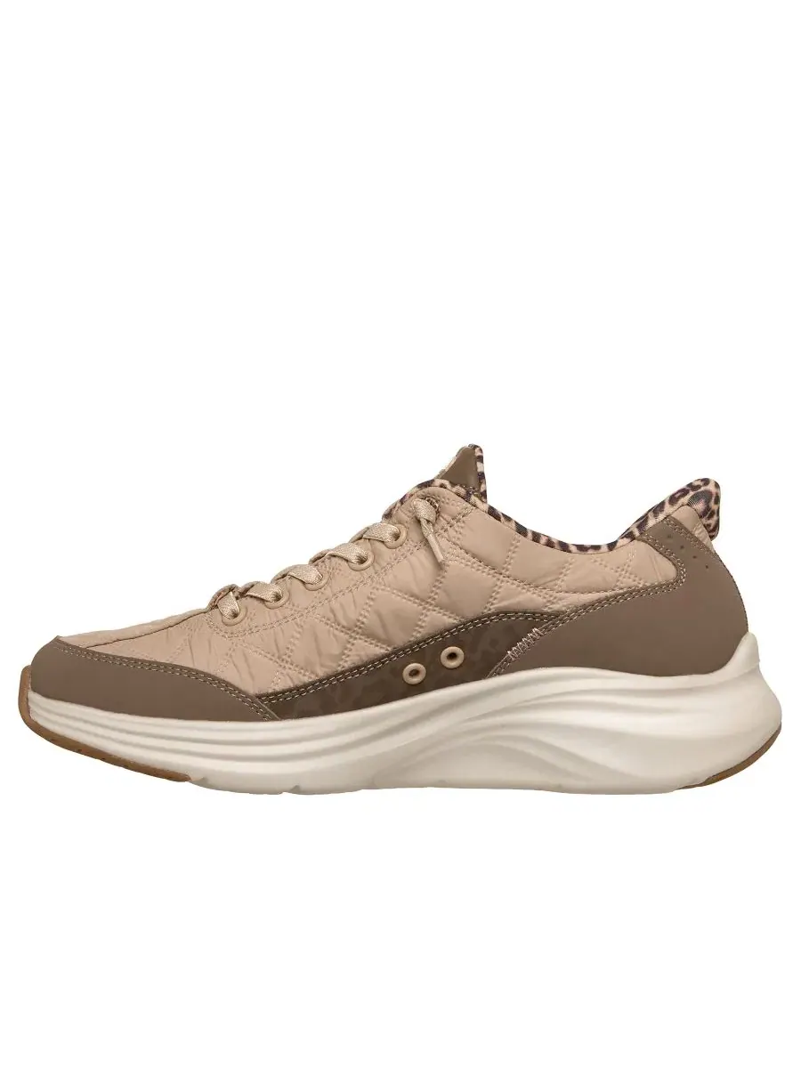 Кроссовки с леопардовым принтом, Slip-Ins Contour Foam Cozy Fit Leopard Dream Skechers — изображение 3 из 6, коричневый
