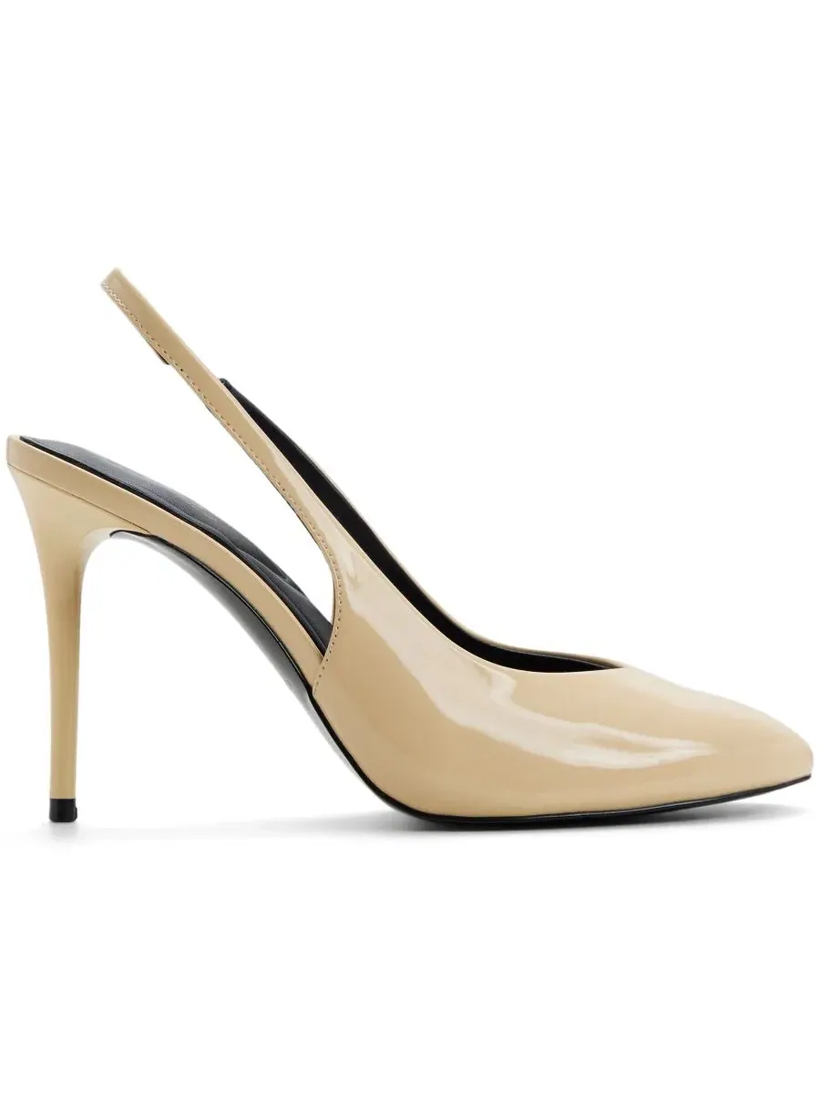 Туфли-лодочки Annalore с закрытым мысом и ремешком на пятке ALDO — изображение 2 из 5, светлый желтый