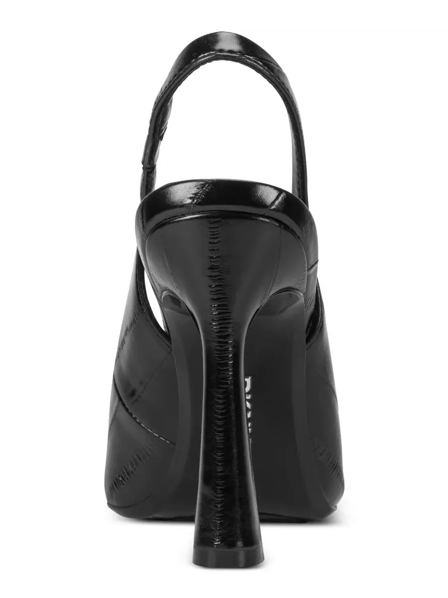 Туфли-лодочки Caytina на каблуке-рюмочке DKNY — изображение 3 из 5, черный
