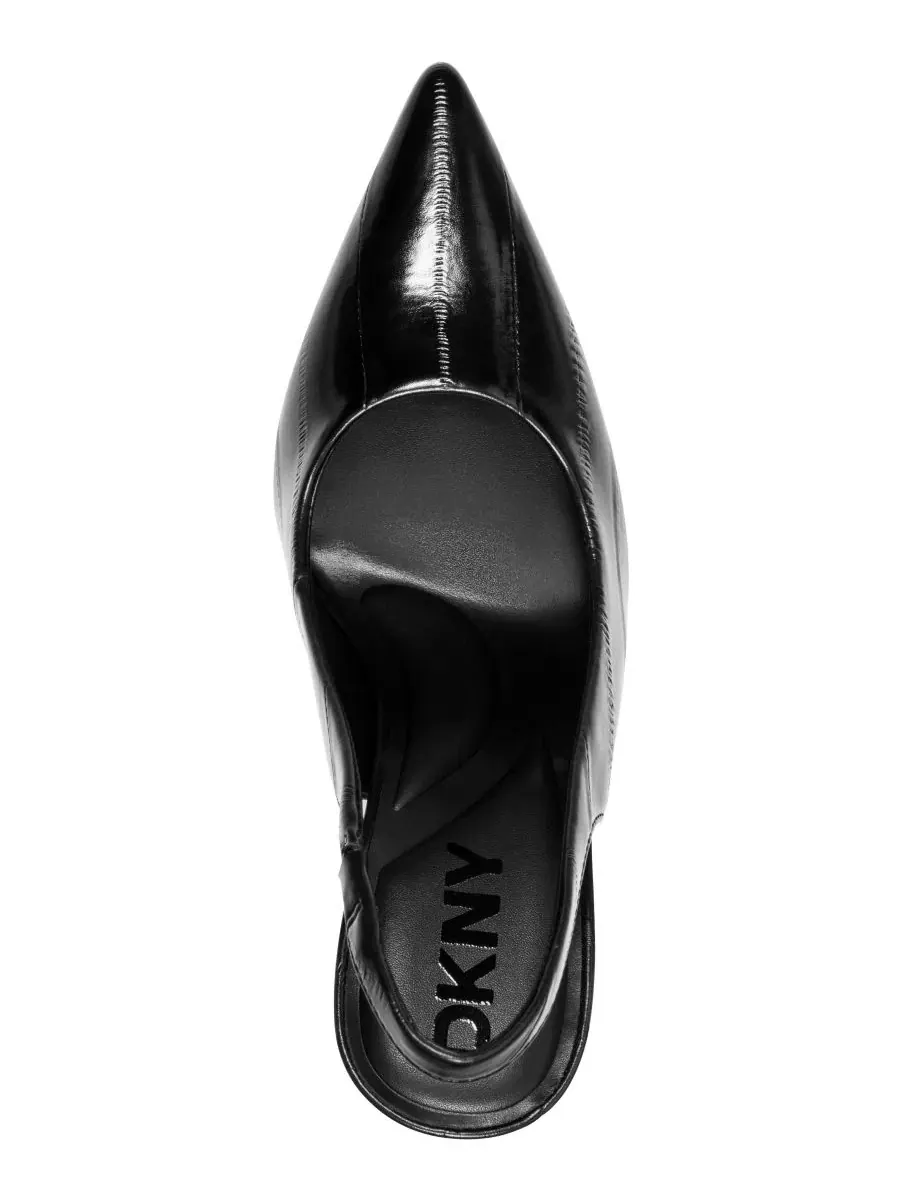 Туфли-лодочки Caytina на каблуке-рюмочке DKNY — изображение 4 из 5, черный