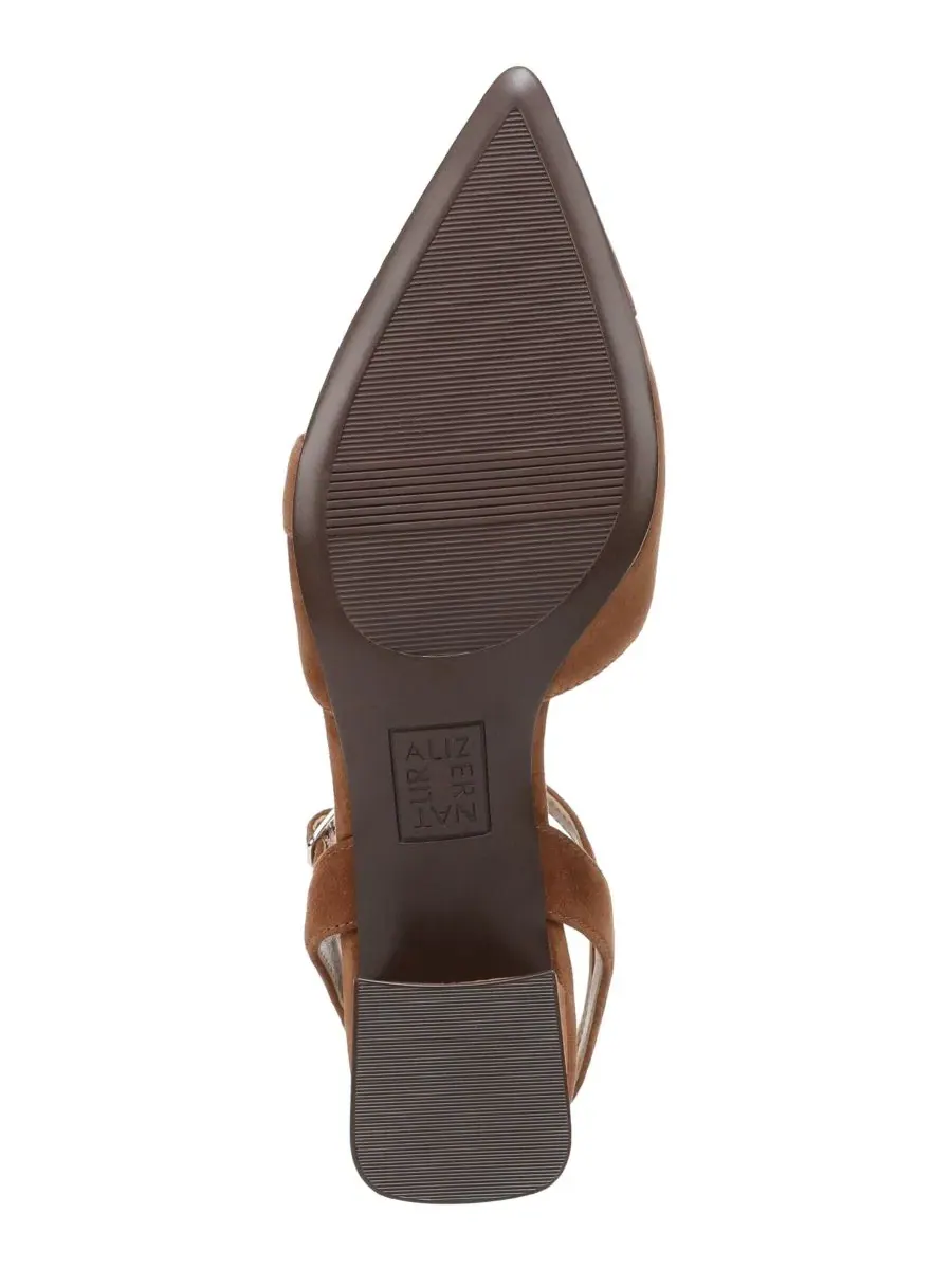 Туфли-лодочки с ремешком на каблуке Merritt Strappy Pumps Naturalizer — изображение 5 из 5, коричневый