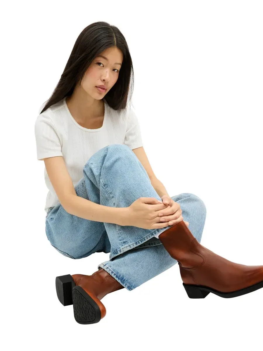 Ботинки на каблуке COACH, Saddle Loved Leather — изображение 6 из 6