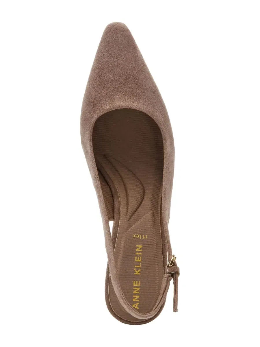 Туфли-слингбэки на танкетке Cookie Anne Klein — изображение 5 из 8, тауп