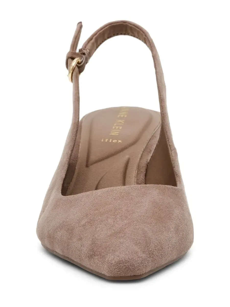 Туфли-слингбэки на танкетке Cookie Anne Klein — изображение 8 из 8, тауп