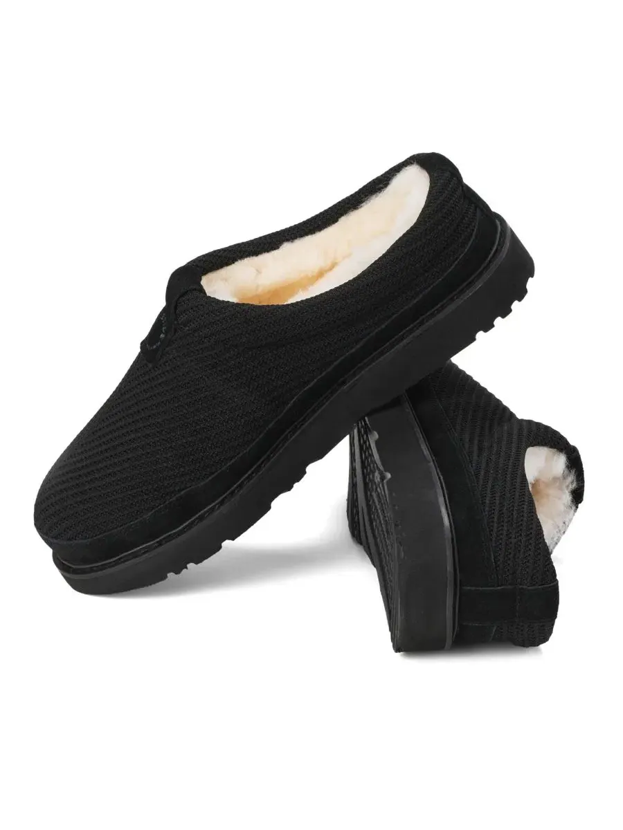 Мужские тапочки-клоги с водоотталкивающим трикотажем Grafton Allday Knit Water Repellent Clog — изображение 7 из 7, черный