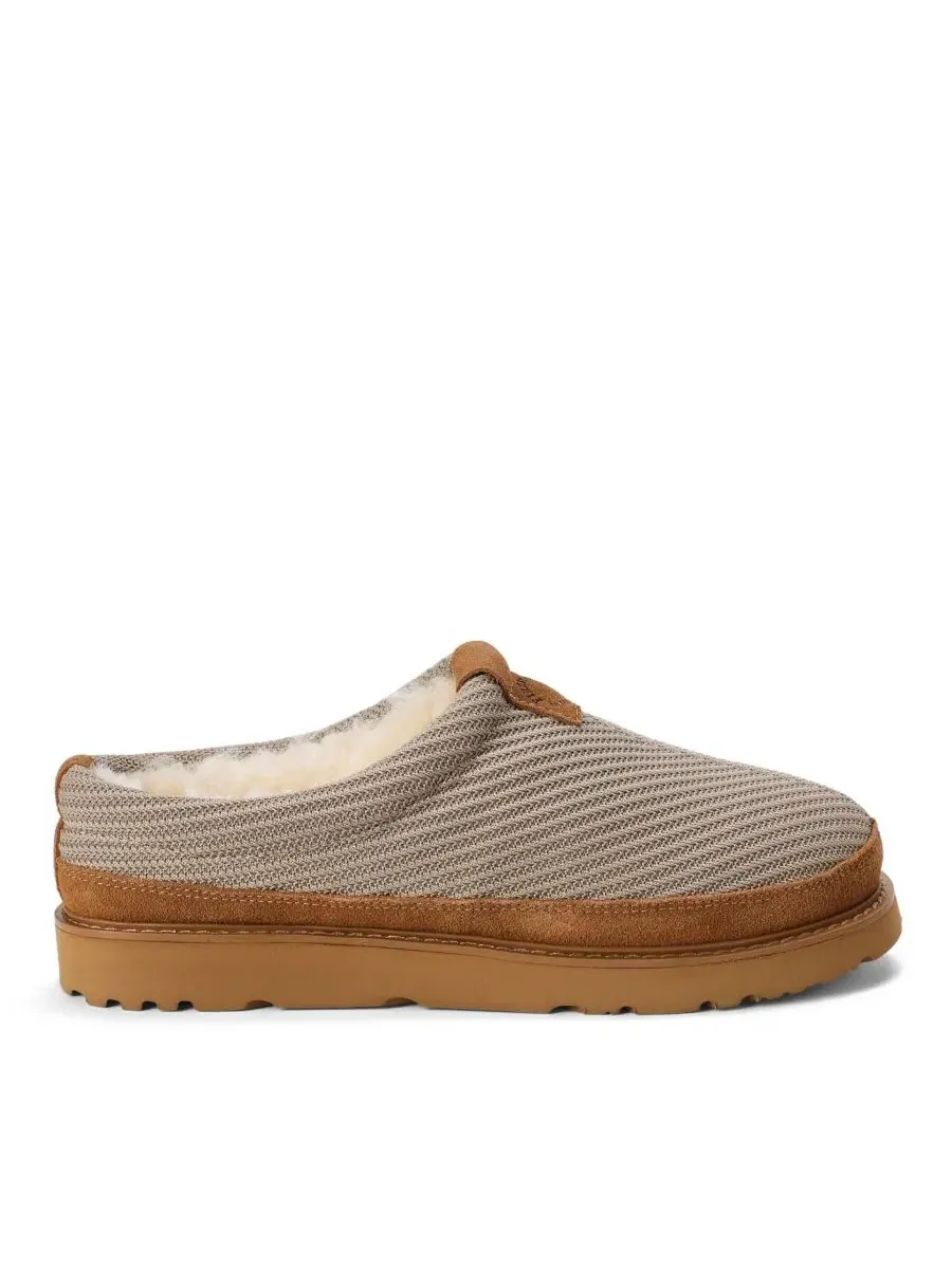 Мужские шлепанцы-клоги Grafton Allday Knit Water Repellent Clog Dearfoams — изображение 2 из 7, орех
