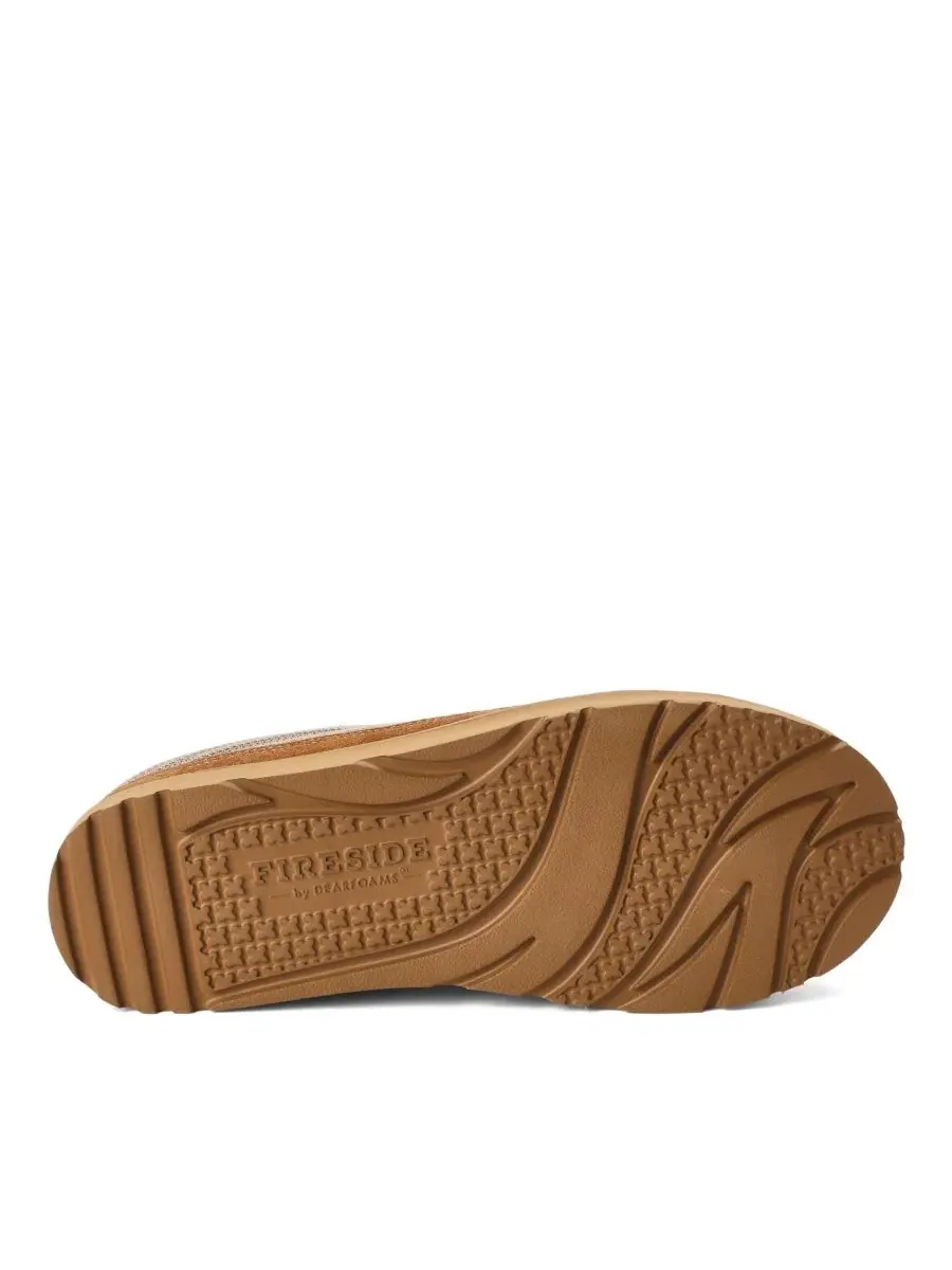 Мужские шлепанцы-клоги Grafton Allday Knit Water Repellent Clog Dearfoams — изображение 5 из 7, орех