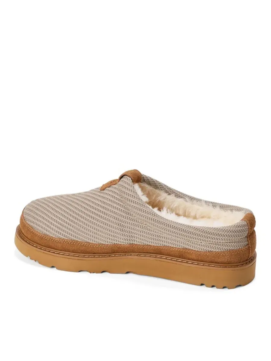 Мужские шлепанцы-клоги Grafton Allday Knit Water Repellent Clog Dearfoams — изображение 6 из 7, орех