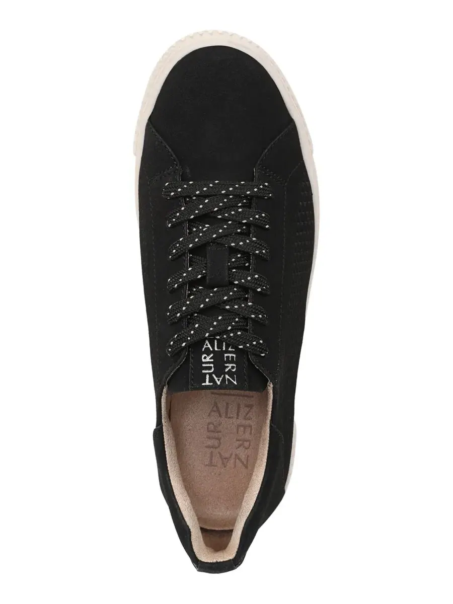 Кроссовки женские с круглым носком на шнуровке Turner Lace-Up Naturalizer — изображение 4 из 5, черный