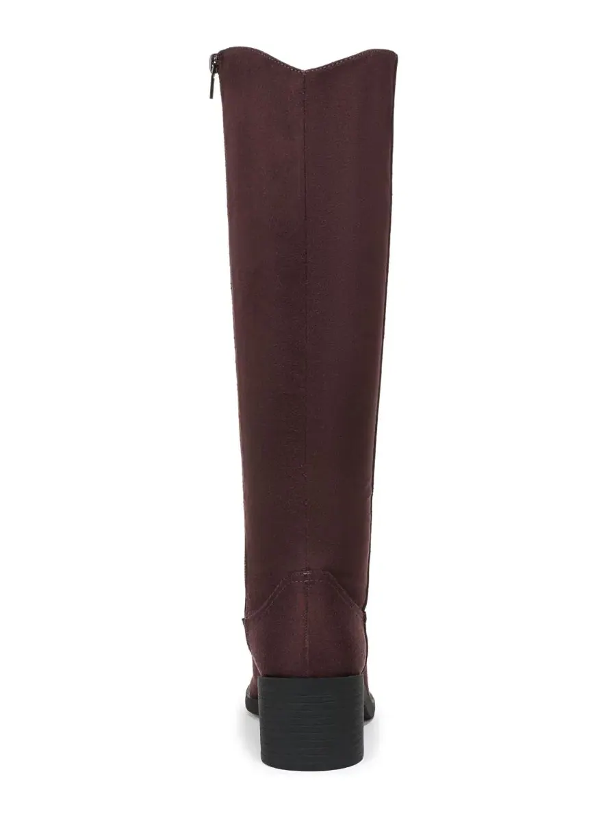Ботинки женские с блок-каблуком Joliet Zipper Wide Calf Tall LifeStride, Chocolate Plum Microfiber — изображение 3 из 5