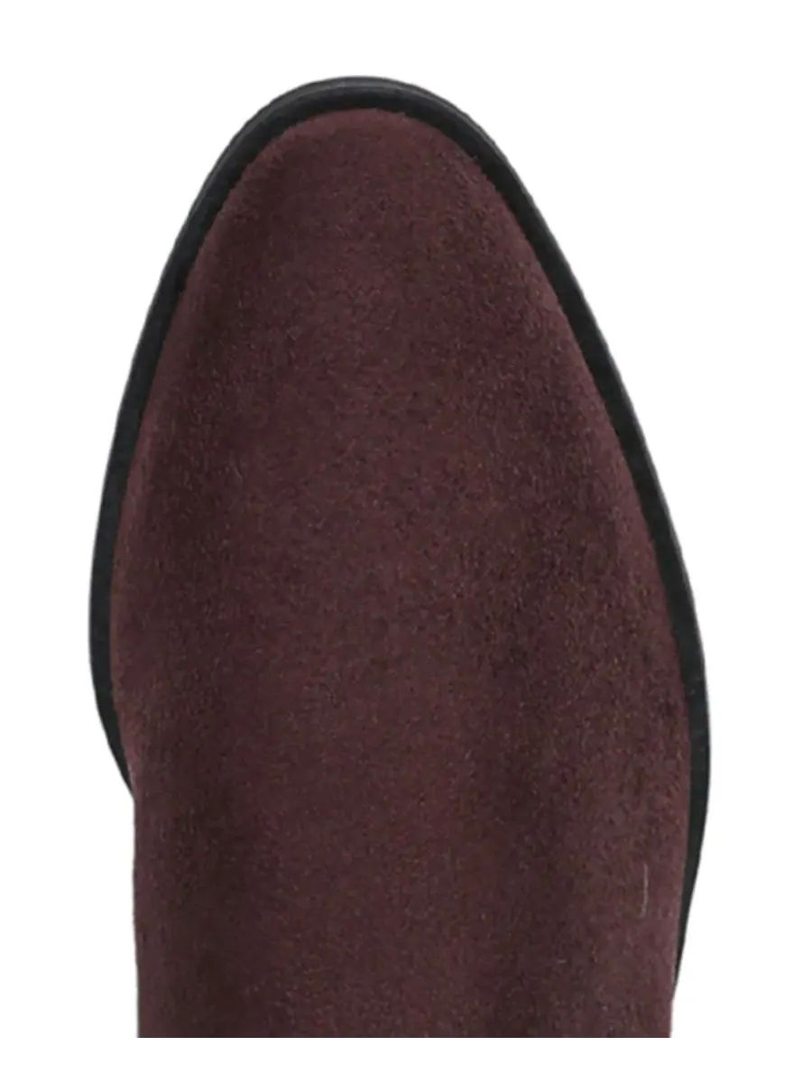 Ботинки женские с блок-каблуком Joliet Zipper Wide Calf Tall LifeStride, Chocolate Plum Microfiber — изображение 4 из 5