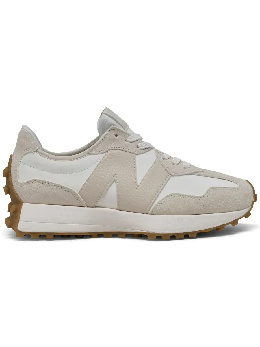 Кроссовки женские с замшевым верхом New Balance 327 — изображение 2 из 6, льняной