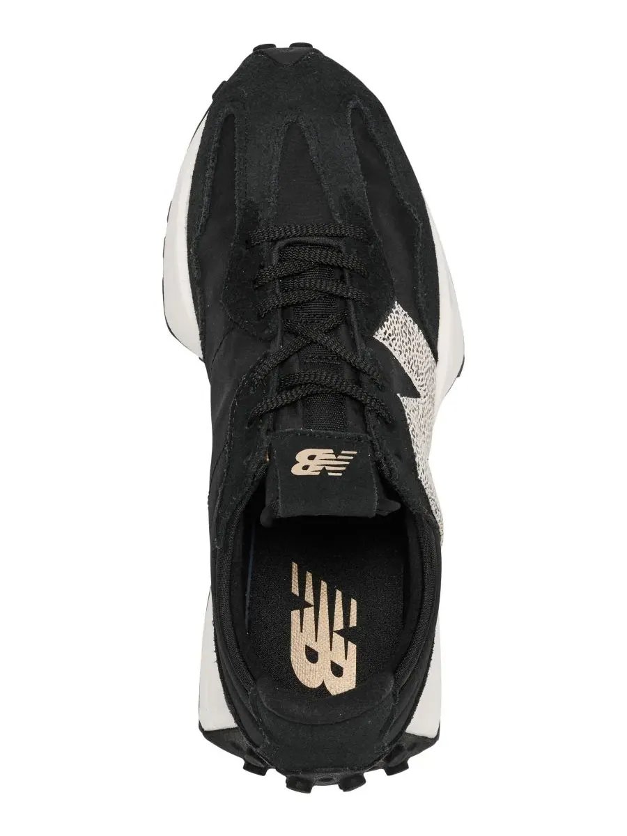 Кроссовки женские с ретро-дизайном New Balance 327 — изображение 4 из 6, черный