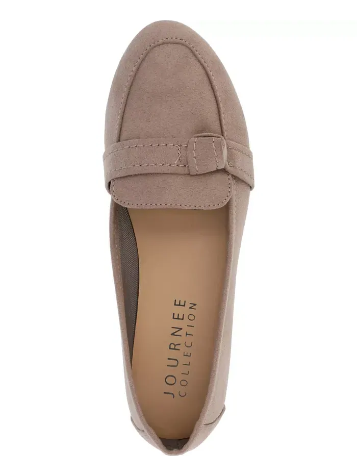 Женские балетки Marci Slip On Journee Collection — изображение 8 из 17, бежевый/бежевый