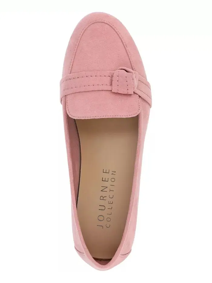 Женские туфли Marci Slip On Flats Journee Collection — изображение 4 из 10, пудровый розовый