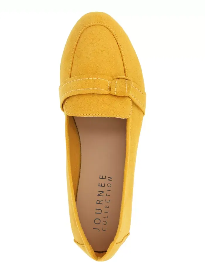 Женские балетки Marci Slip On Journee Collection — изображение 9 из 17, желтый