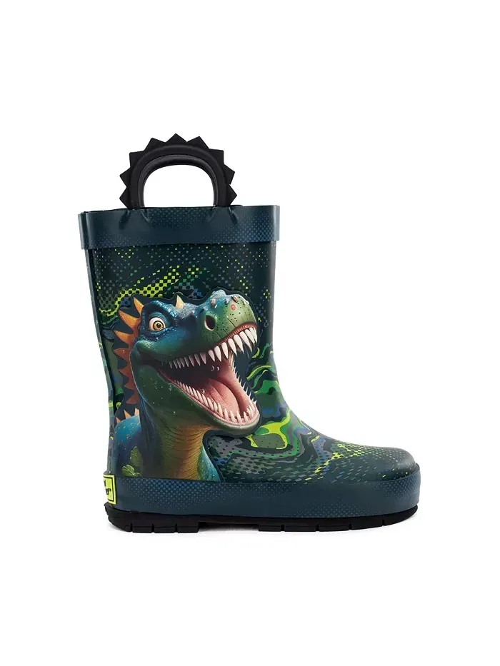 Детские резиновые сапоги Little Boys Thunder Rex Dino Western Chief — синий