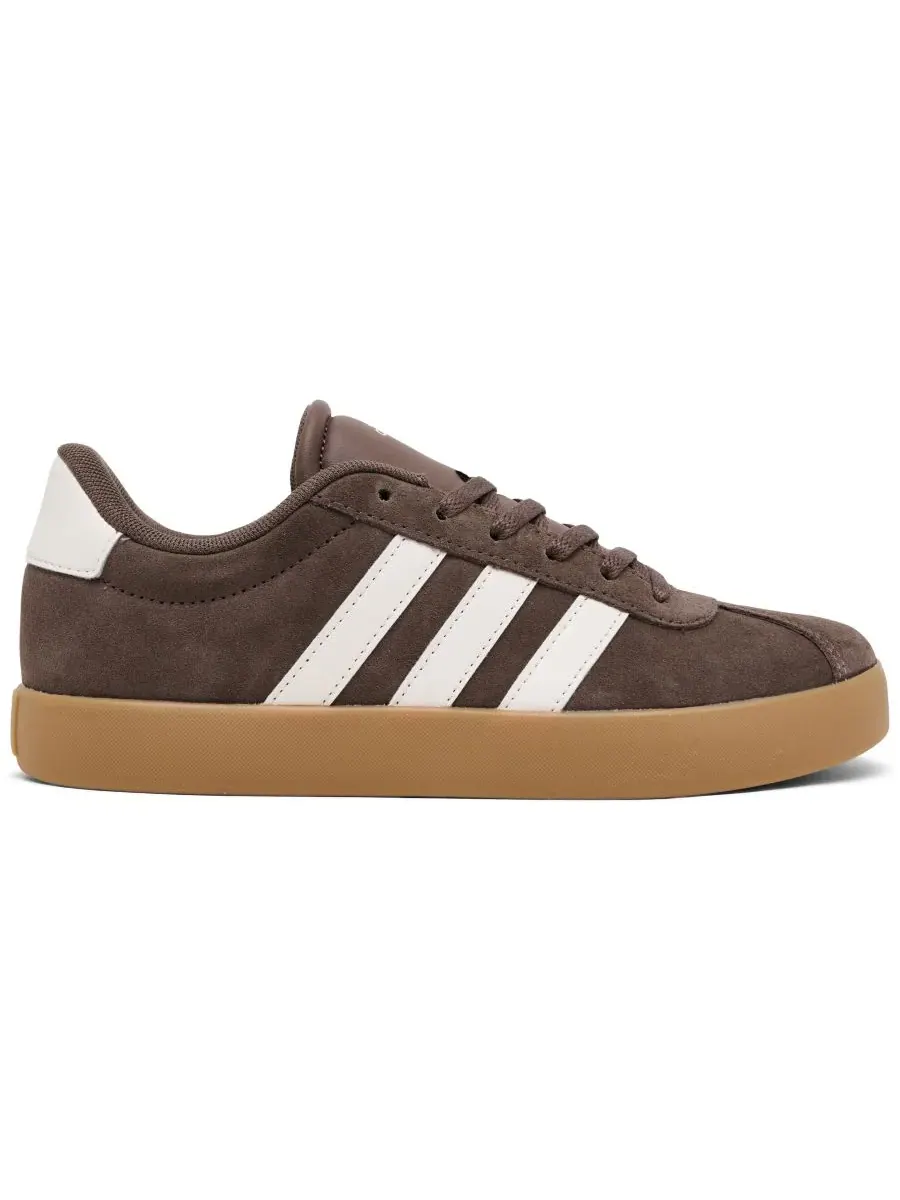 Детские повседневные кроссовки VL Court 3.0 от Finish Line Adidas, earth strata — изображение 2 из 6, белый
