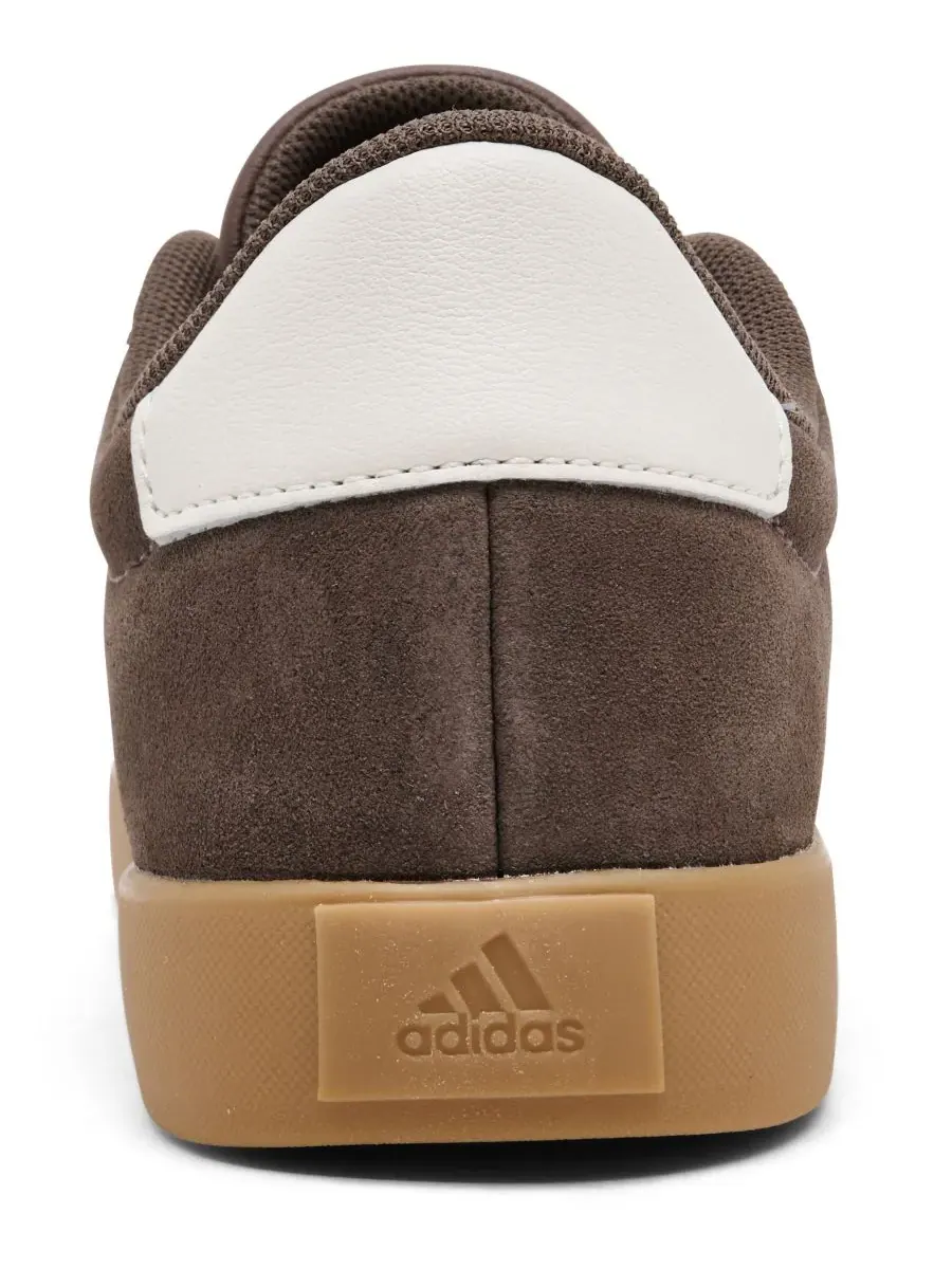 Детские повседневные кроссовки VL Court 3.0 от Finish Line Adidas, earth strata — изображение 4 из 6, белый