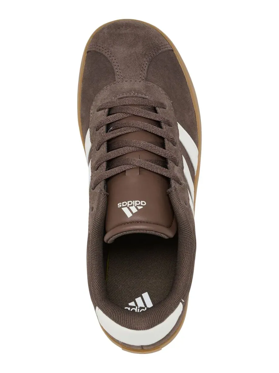 Детские повседневные кроссовки VL Court 3.0 от Finish Line Adidas, earth strata — изображение 5 из 6, белый