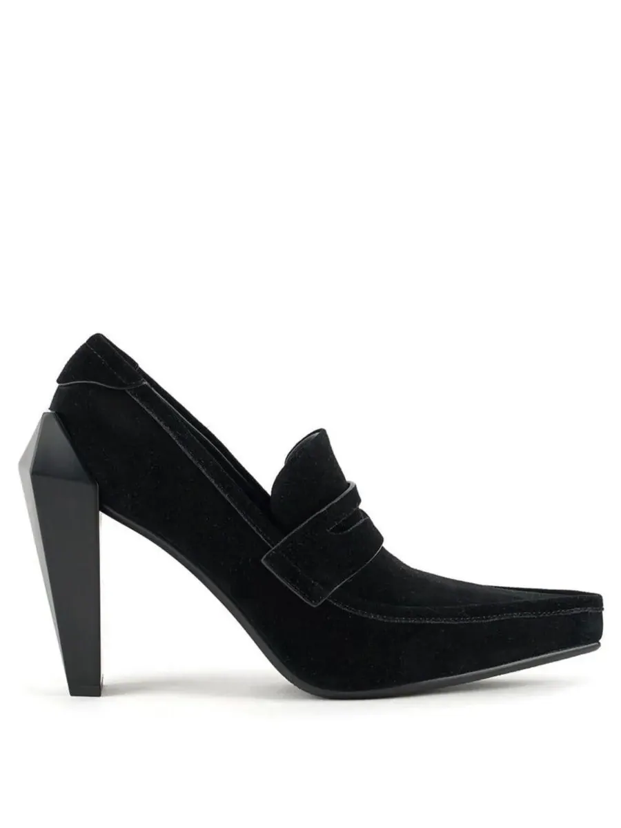 Женские высокие лоферы Gem United Nude — изображение 2 из 6, черный