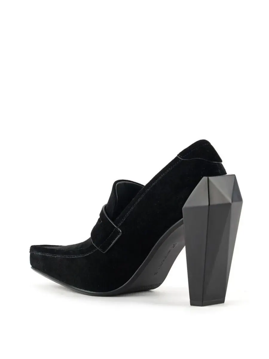 Женские высокие лоферы Gem United Nude — изображение 3 из 6, черный