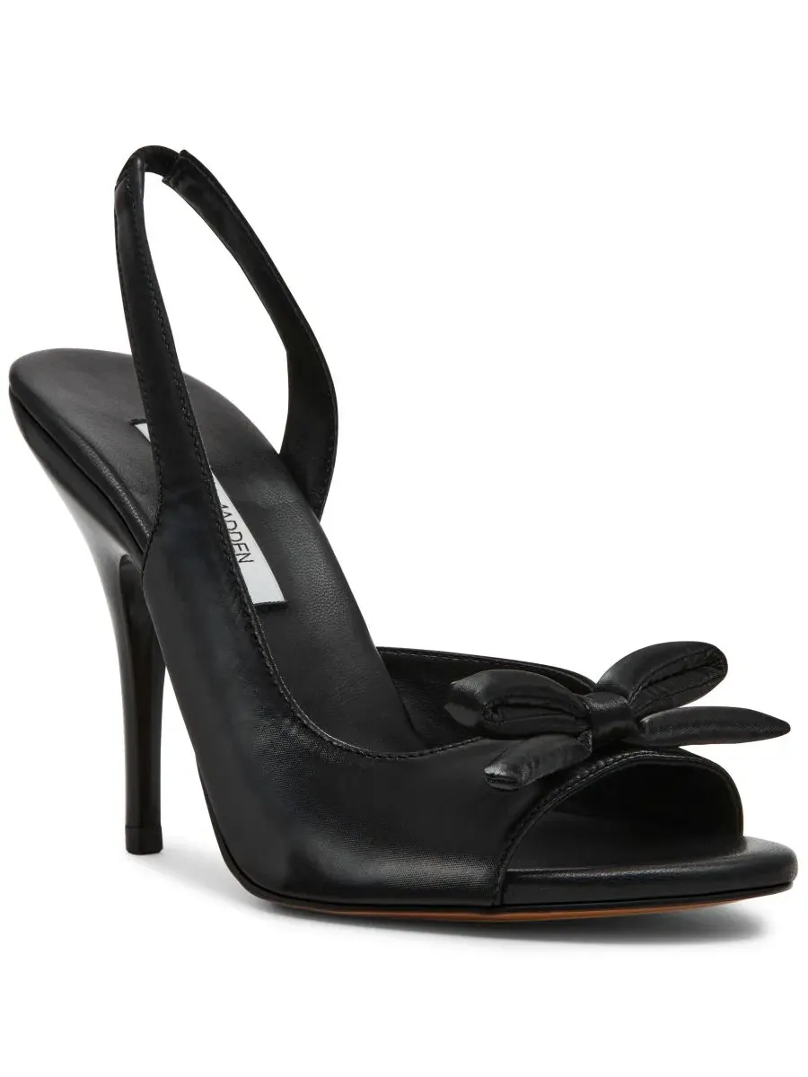 Туфли-сандалии с бантом и ремешком на каблуке Steve Madden