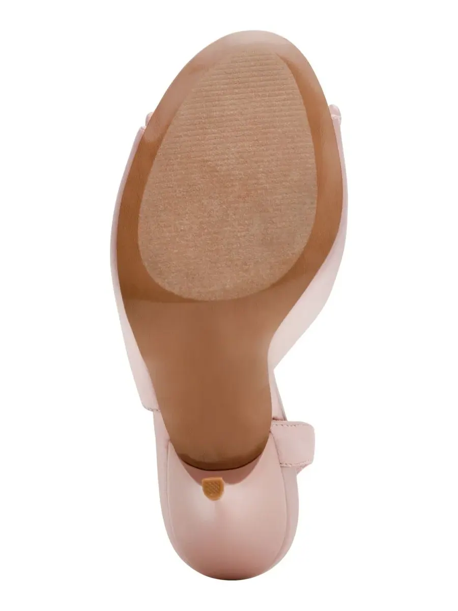 Туфли-босоножки на каблуке с бантом, модель Flounce Slingback Steve Madden — изображение 5 из 7, розовый