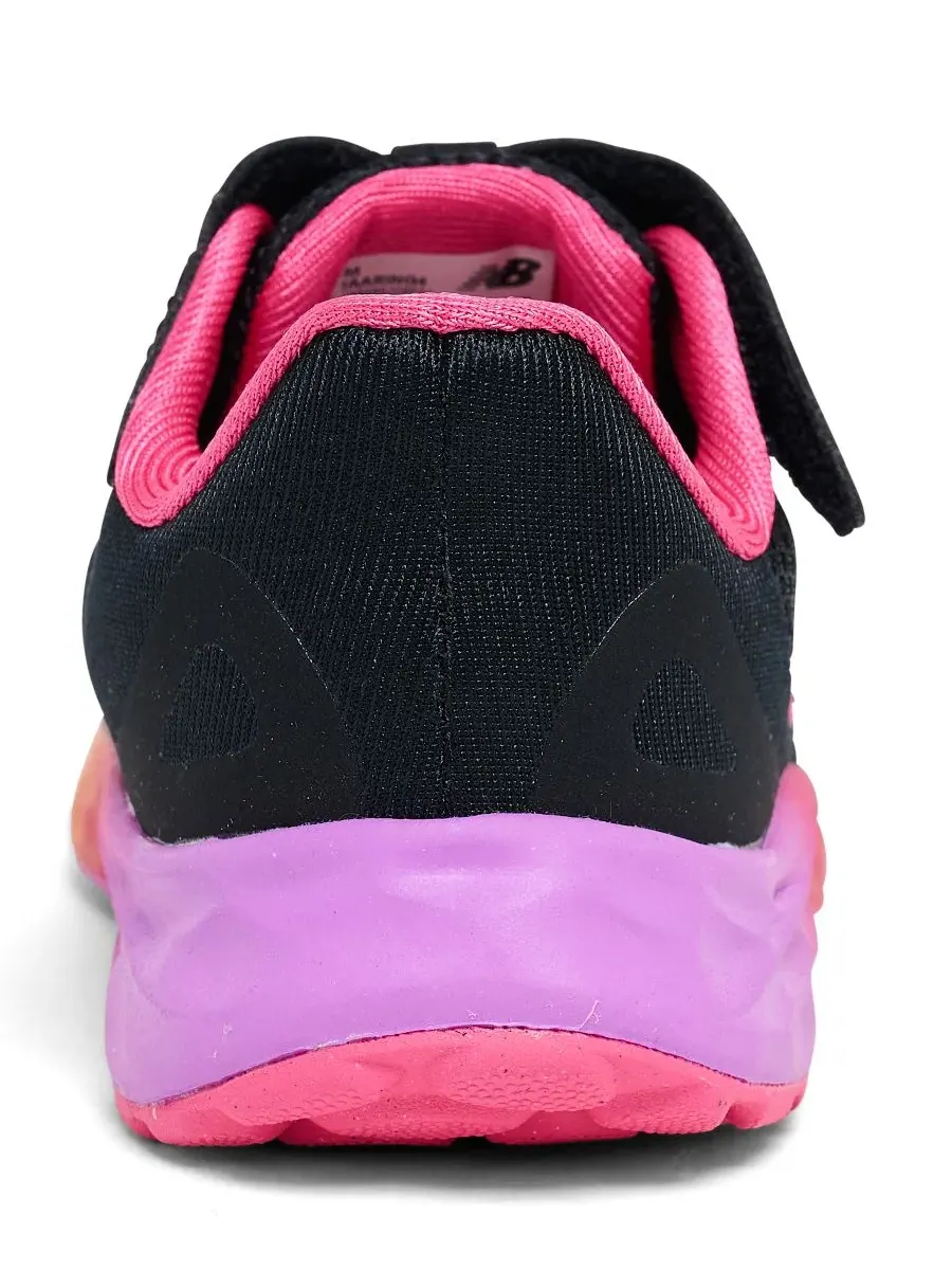 Детские кроссовки для бега с шнурками-эластичными, Fresh Foam Arishi V4 New Balance — изображение 4 из 6, черный