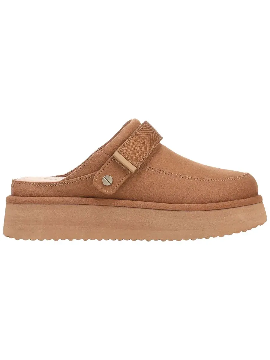 Женские мюли-клоги с плоской подошвой Chill Out Slip-On Dr. Scholl's — изображение 2 из 5, коричневый