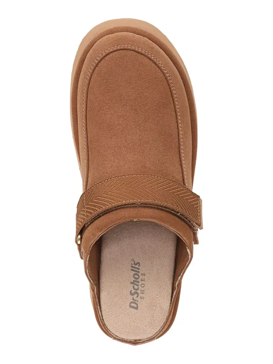Женские мюли-клоги с плоской подошвой Chill Out Slip-On Dr. Scholl's — изображение 4 из 5, коричневый