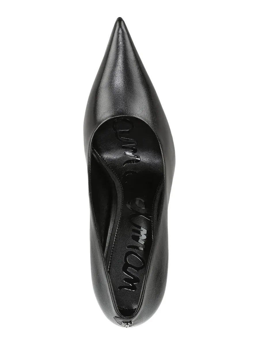 Туфли-лодочки с острым носком и каблуком-шпилькой Talula Pointed Toe Pump Sam Edelman — изображение 4 из 5, черный
