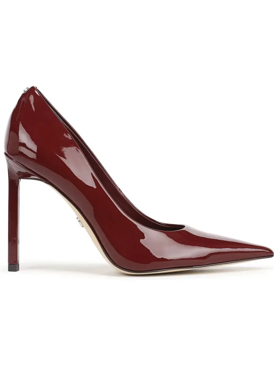 Туфли-лодочки Talula Pointed Toe на каблуке Sam Edelman, French Merlot Patent Leather — изображение 2 из 5