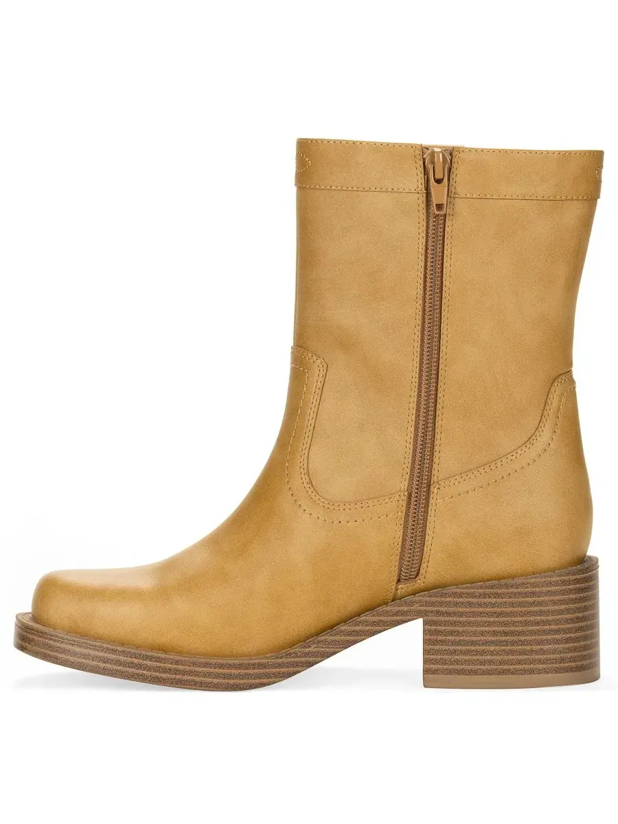 Ботинки Warrbles Mid-Shaft Block Heel Wild Pair — изображение 6 из 6, желтый