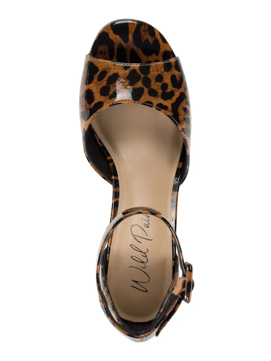 Босоножки на платформе и каблуке Katjaa Wild Pair, Aria Leopard — изображение 4 из 5