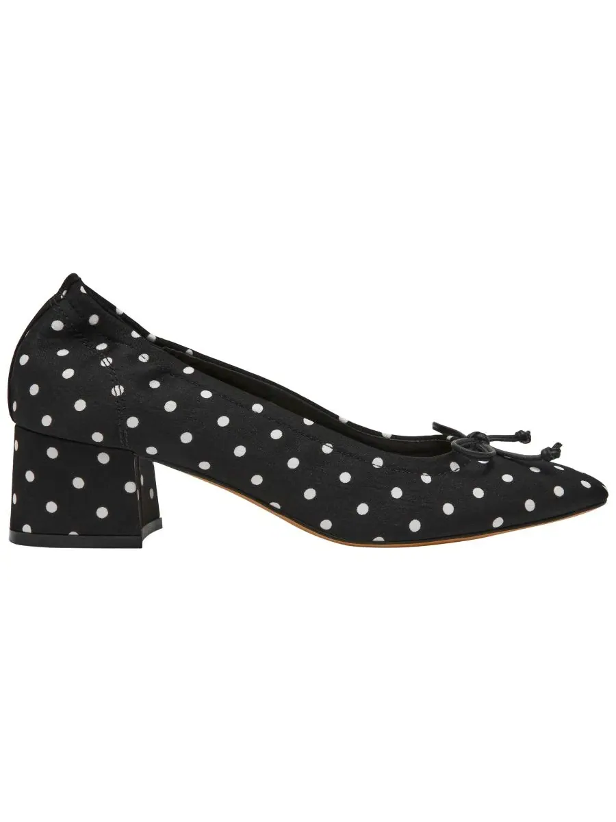 Балетки на устойчивом каблуке Coretta Block Heel Steve Madden — изображение 2 из 6, черный