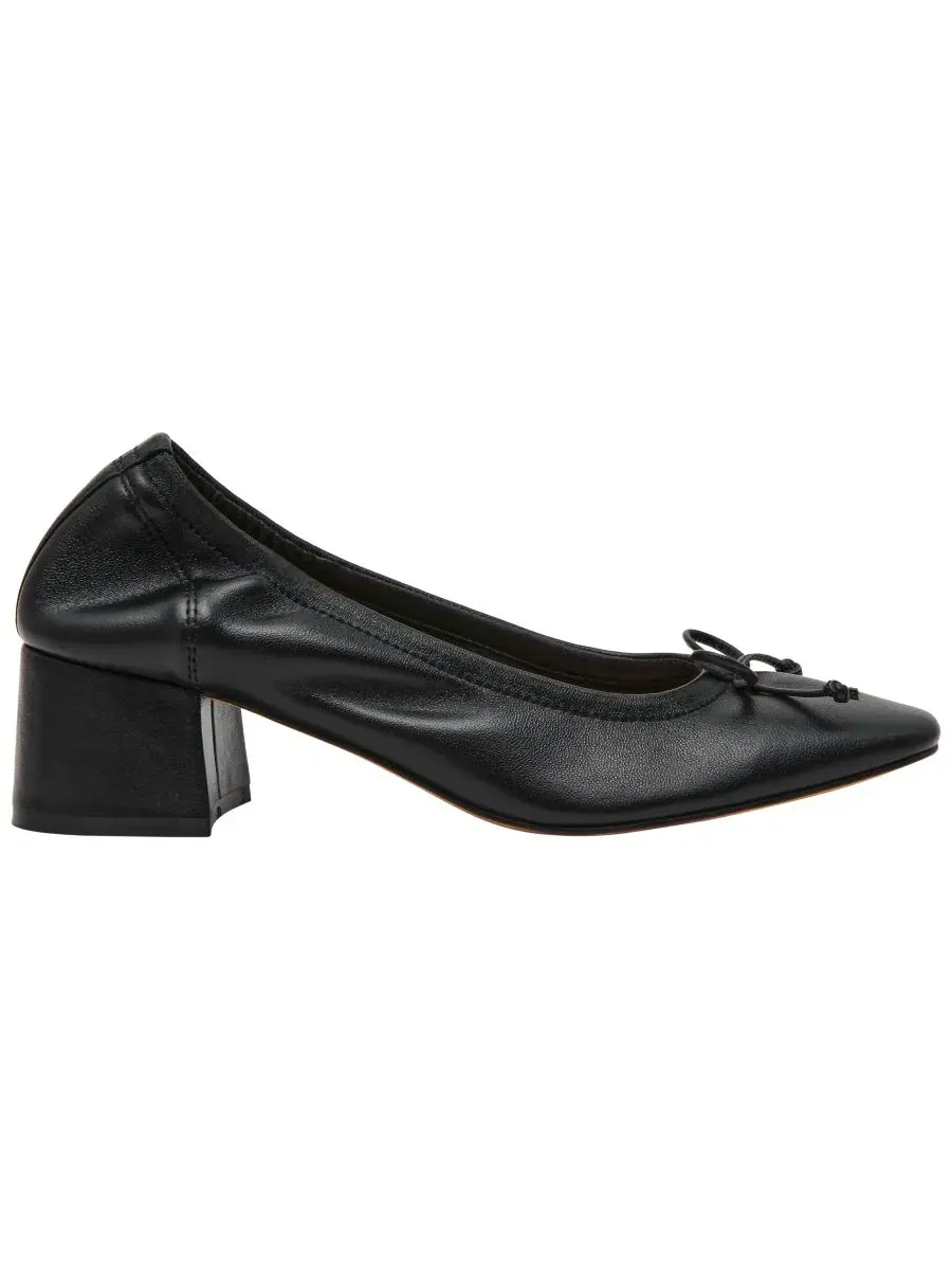Балетки на устойчивом каблуке Coretta Block Heel Steve Madden — изображение 2 из 6, черный