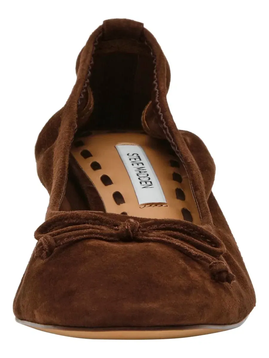 Балетки на устойчивом каблуке Coretta Steve Madden — изображение 6 из 6, шоколадный