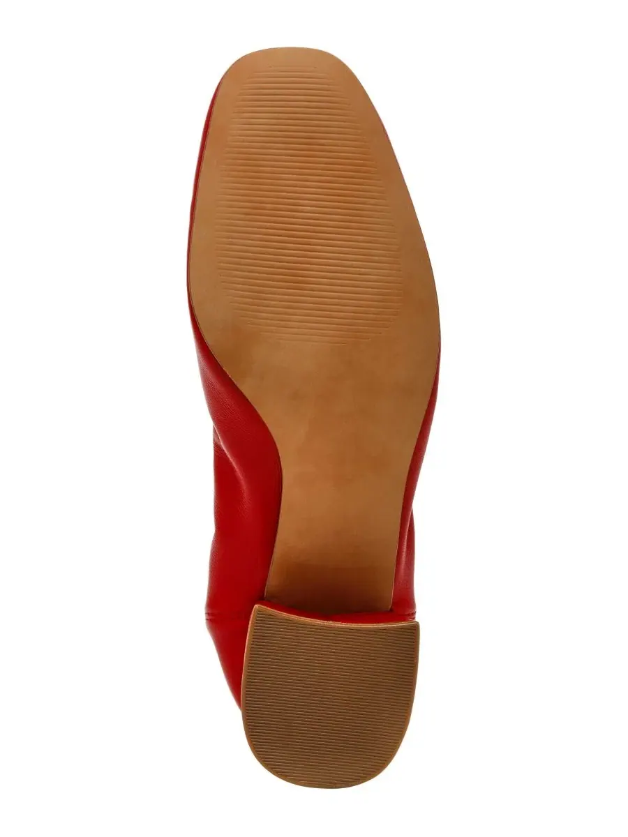 Балетки на устойчивом каблуке Coretta Block Heel Steve Madden — изображение 5 из 6, красный