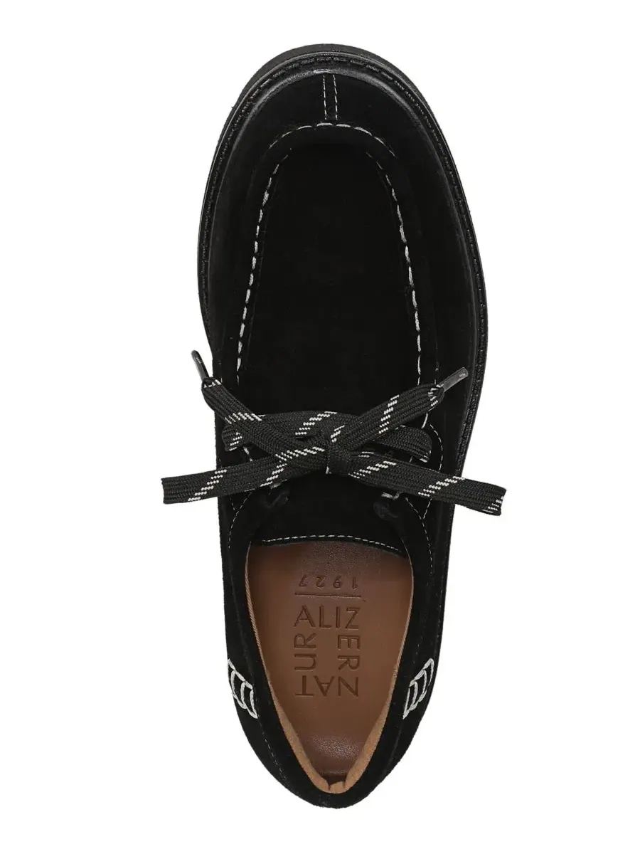 Туфли оксфордские Tisha Lace-Up Oxford Flats Naturalizer — изображение 4 из 5, черный