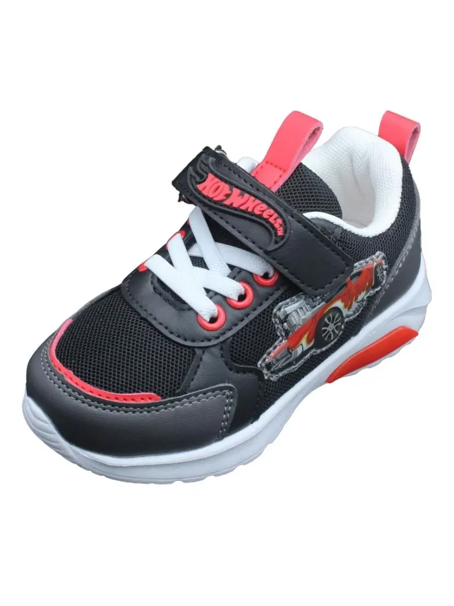 Детские кроссовки со светящейся подошвой Hot Wheels — изображение 11 из 15, черный