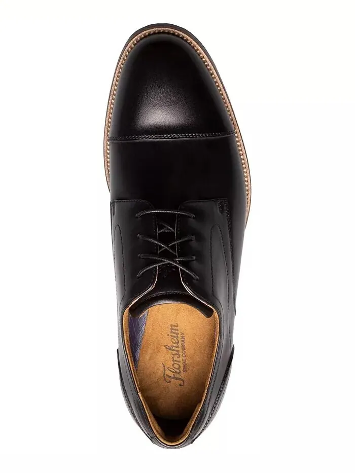 Мужские оксфорды Ruvo с закрытым носком Florsheim — изображение 6 из 8, черный