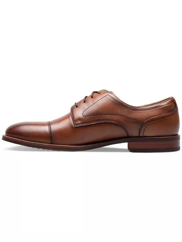 Мужские оксфорды Ruvo с закрытым носком Florsheim — изображение 5 из 8, коричневый