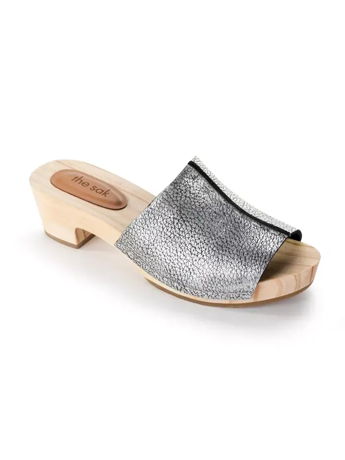 Женские сандалии Ella Clog The Sak — изображение 2 из 2, темный серебристый