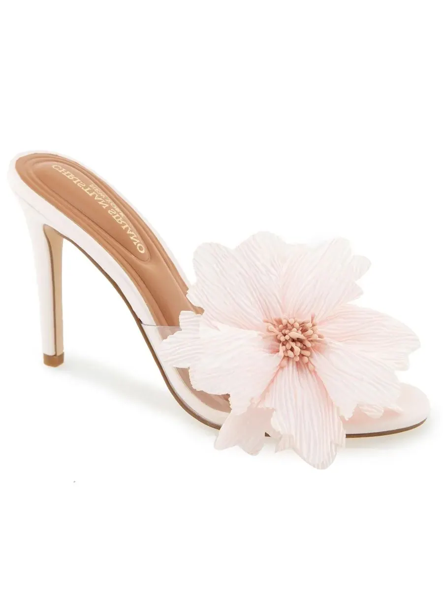 Женские сандалии на каблуке Joxa Flower Christian Siriano — изображение 1 из 3, розовый